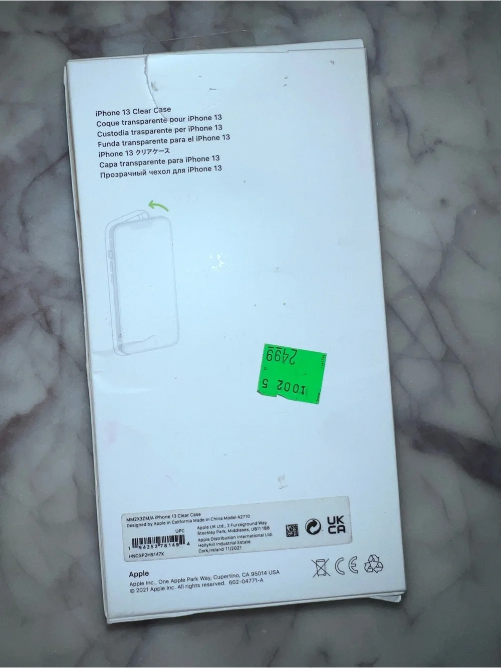 iPhone 13 Clear Apple MagSafe Case